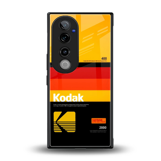 Keep Happiness Yellow back phone cover | glass case for vivo v40 pro