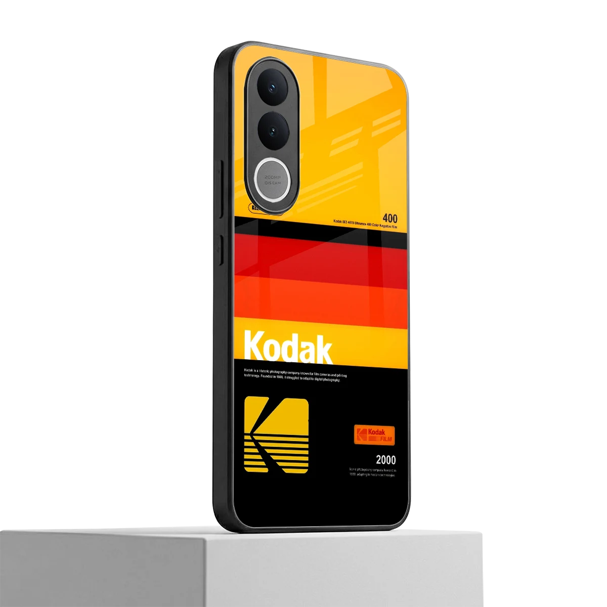 Keep Happiness Yellow vivo v70 fe mobile cover | shockproof glass phone case