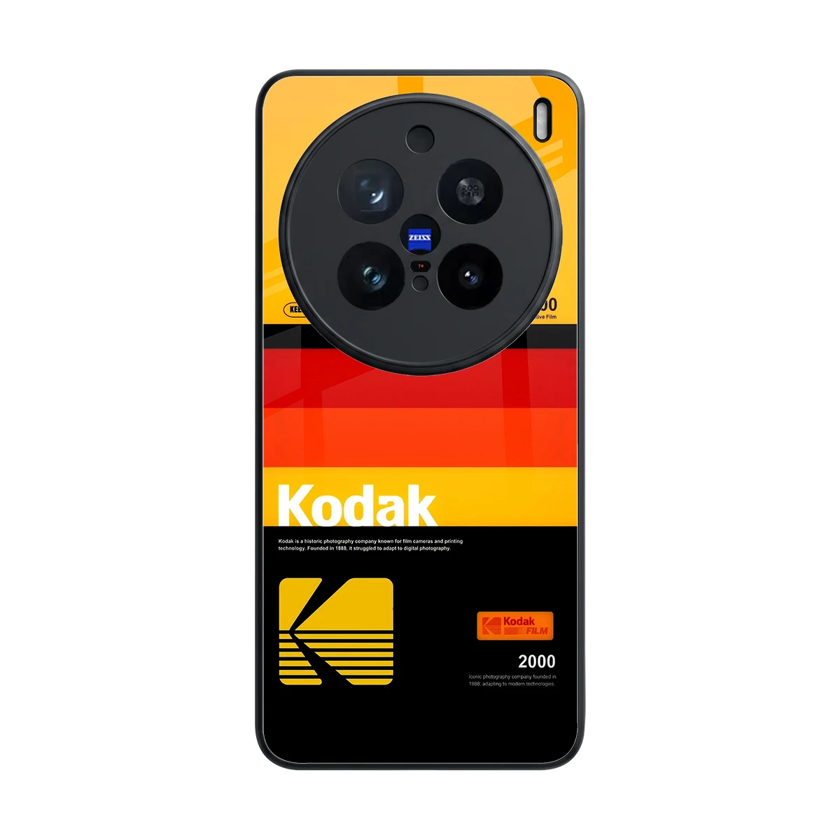 Keep Happiness Yellow back phone cover | glass case for vivo x200 pro