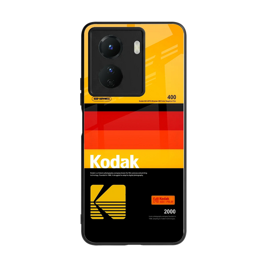 Keep Happiness Yellow back phone cover | glass case for vivo y16