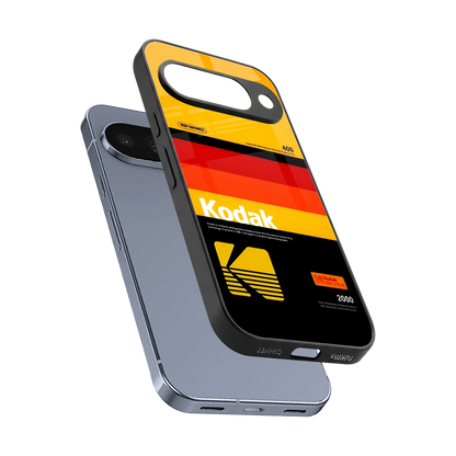 Keep Happiness Yellow sleek google pixel 10 cover with tempered glass back and TPU edges