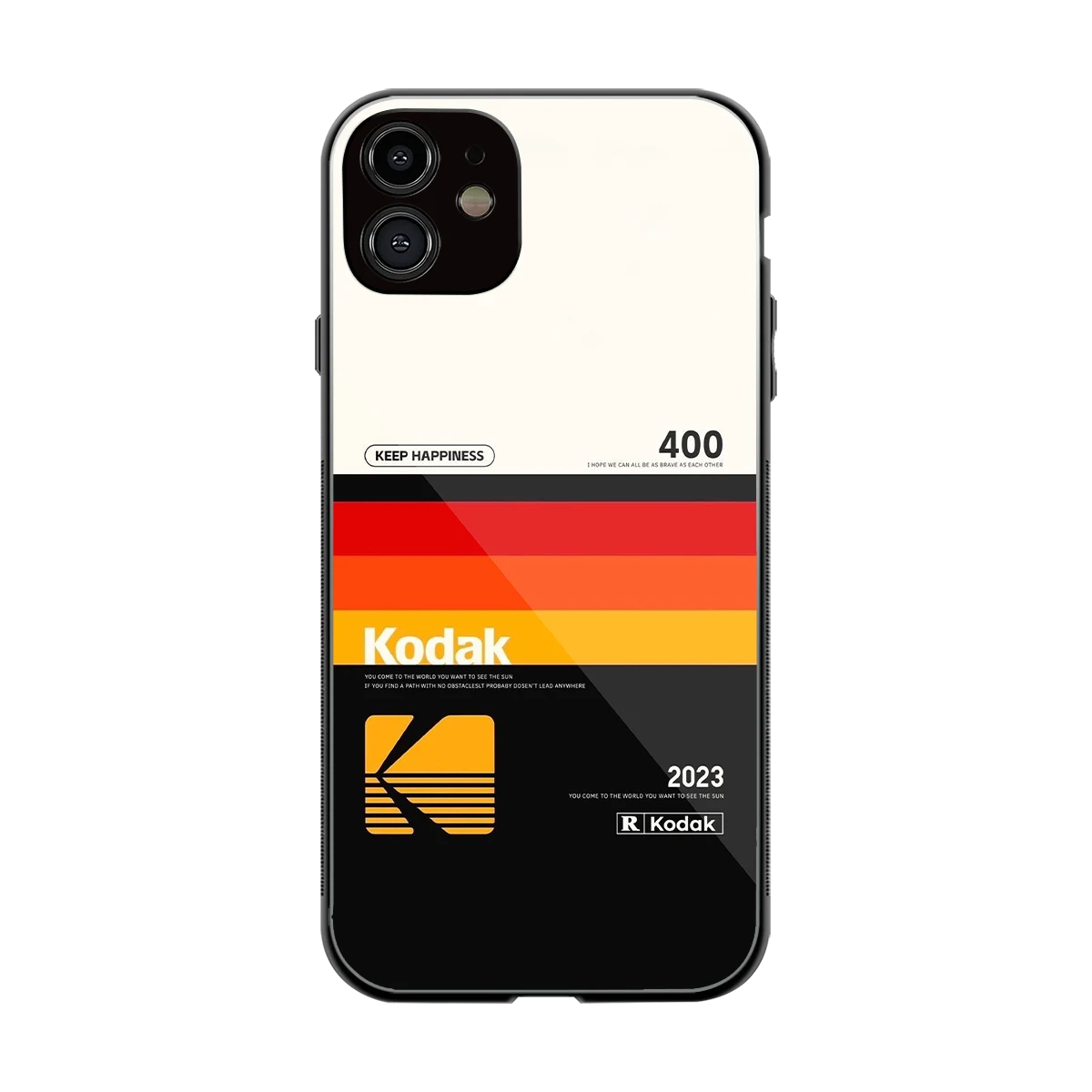 Keep Happiness back phone cover | glass case for iphone 11