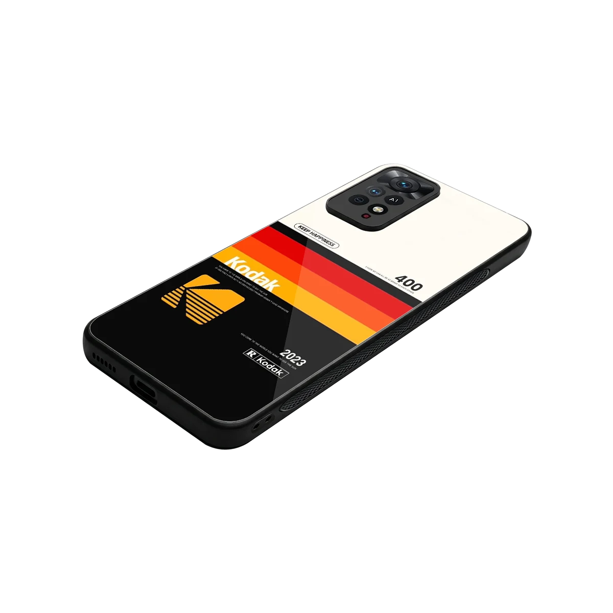 Keep Happiness stylish phone case for redmi note 11 pro | glossy glass and slim fit