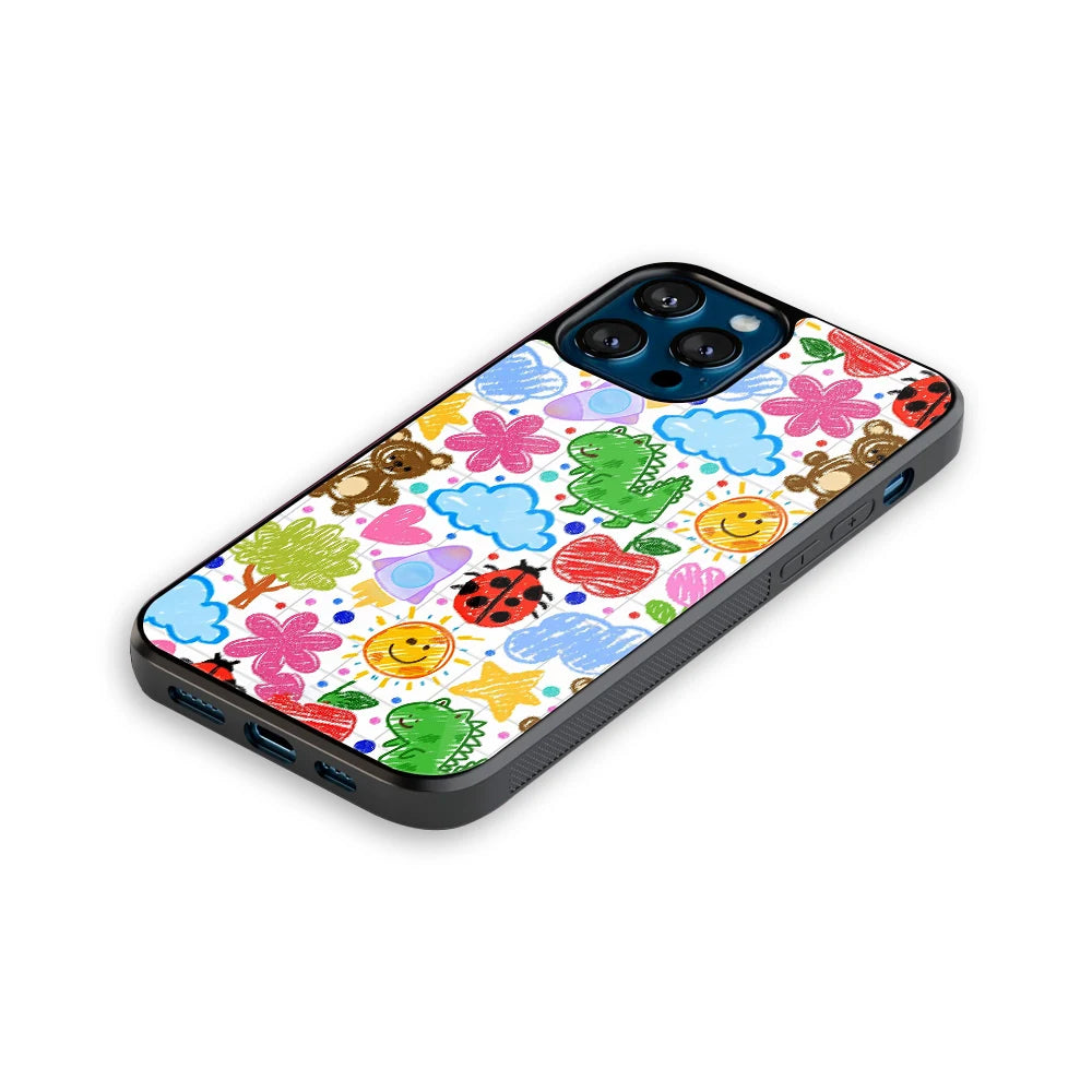 Luxury Glass Back Mobile Cover for iPhone, Samsung Galaxy, OnePlus, Pixel, Redmi & More