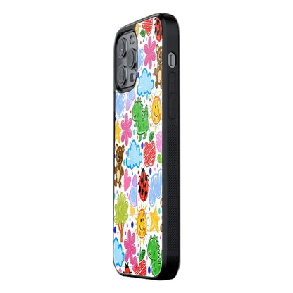 Trendy Glass Back Mobile Case for iPhone, Samsung, Redmi, OnePlus, Google Pixel, Motorola