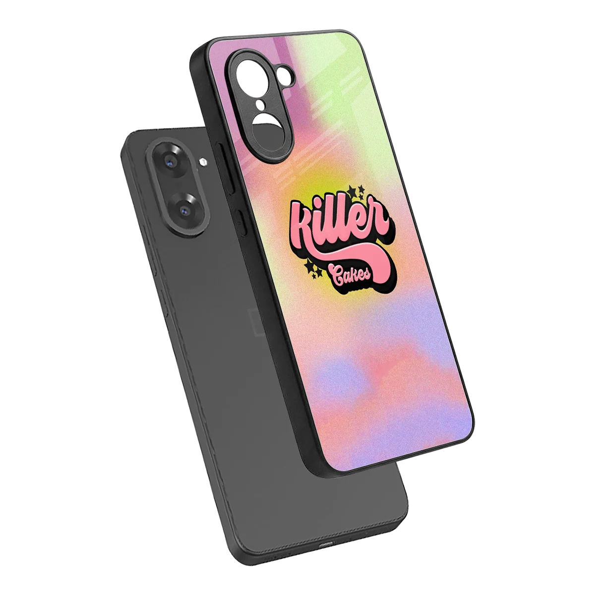 Killer Cakes sleek oneplus nord ce5 5g cover with tempered glass back and TPU edges