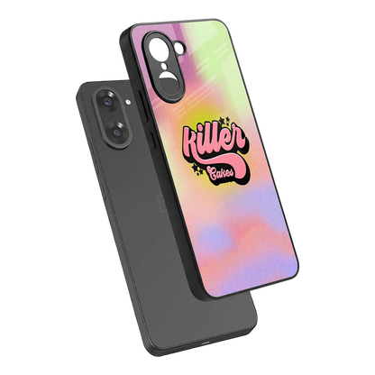 Killer Cakes sleek oneplus nord ce5 5g cover with tempered glass back and TPU edges