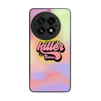 Killer Cakes back phone cover | glass case for oneplus 13