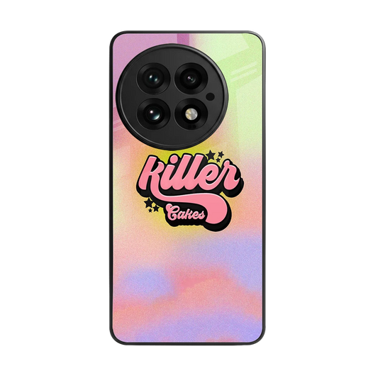 Killer Cakes back phone cover | glass case for oneplus 13