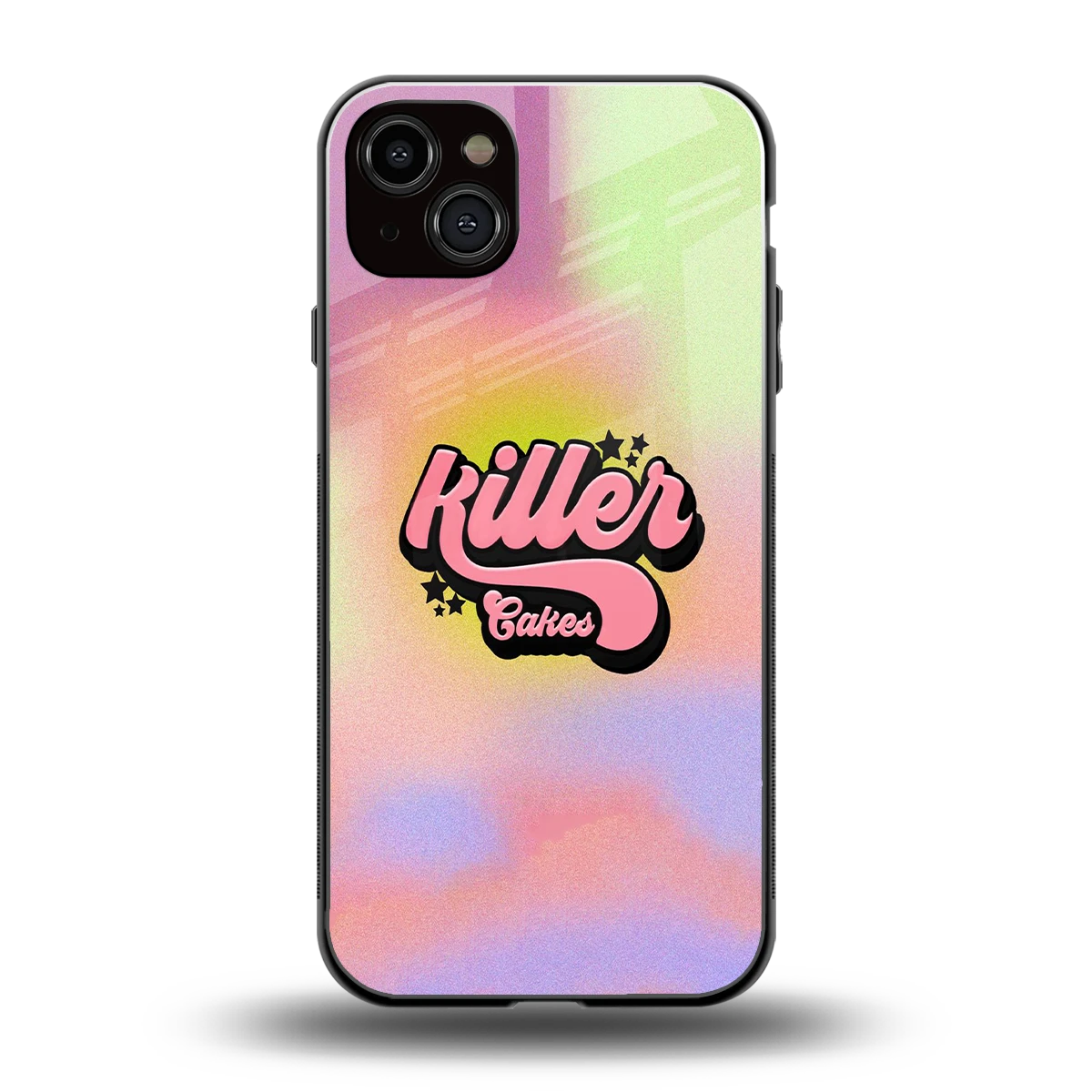 Killer Cakes back phone cover | glass case for iphone 14 plus