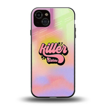 Killer Cakes back phone cover | glass case for iphone 14 plus