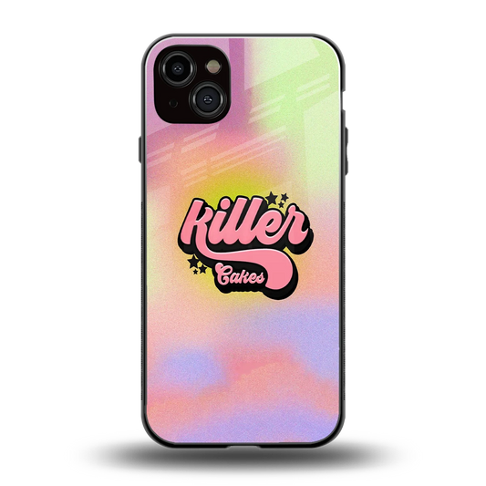 Killer Cakes back phone cover | glass case for iphone 14 plus