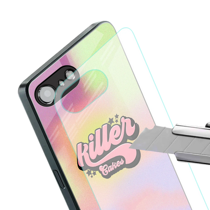 Killer Cakes stylish phone case for iphone 17e | glossy glass and slim fit