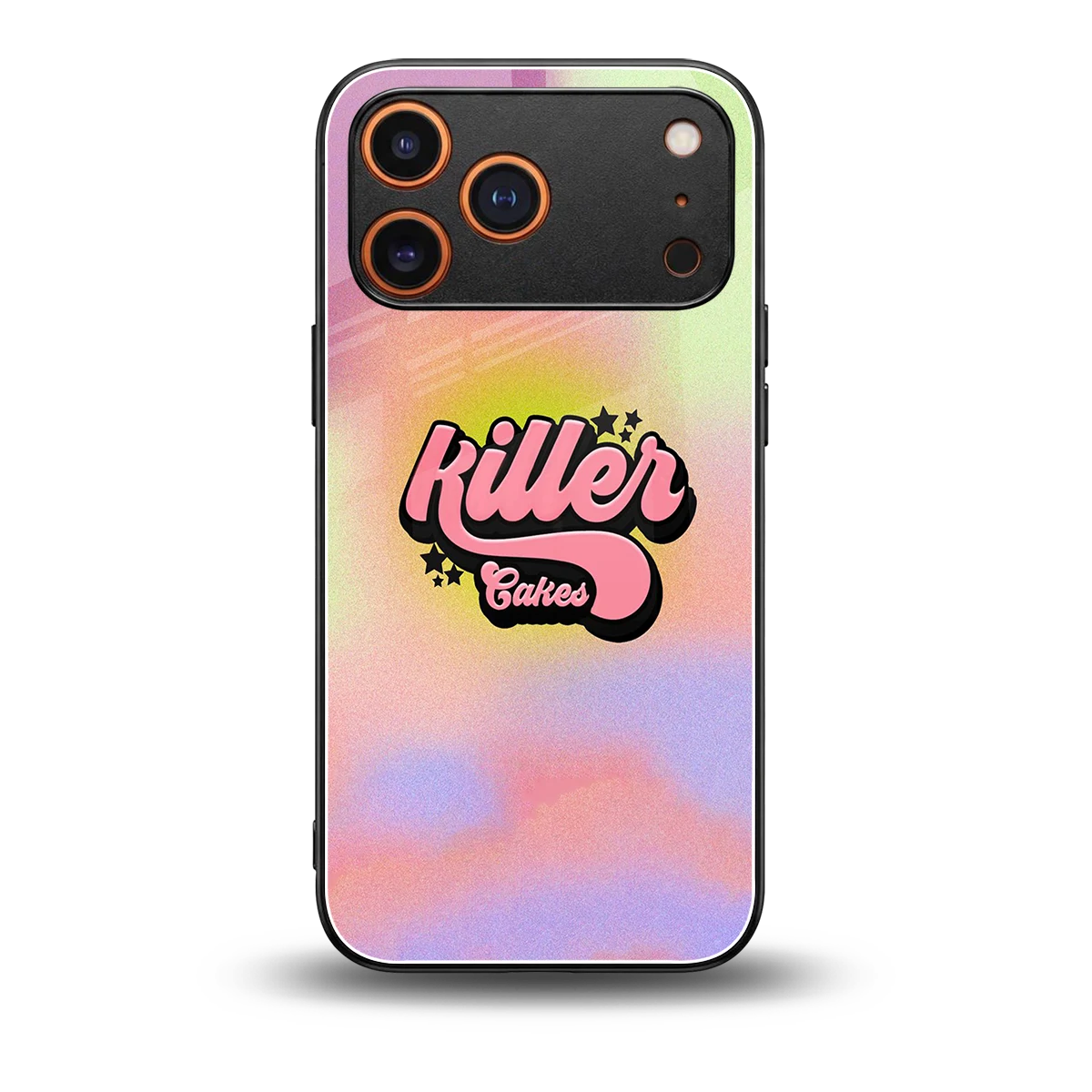 Killer Cakes back phone cover | glass case for iphone 17 pro