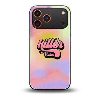 Killer Cakes back phone cover | glass case for iphone 17 pro