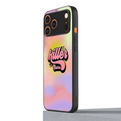 Killer Cakes iphone 17 pro mobile cover | shockproof glass phone case