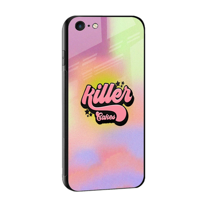 Killer Cakes sleek iphone 6s plus cover with tempered glass back and TPU edges
