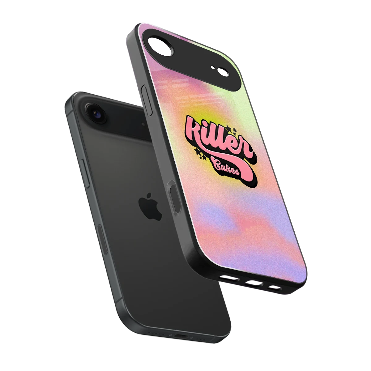 Killer Cakes sleek iphone air cover with tempered glass back and TPU edges