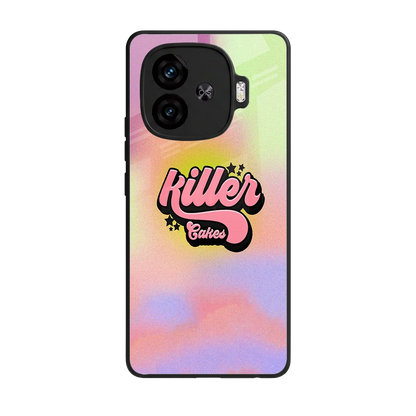 Killer Cakes back phone cover | glass case for iqoo neo 10r 5g