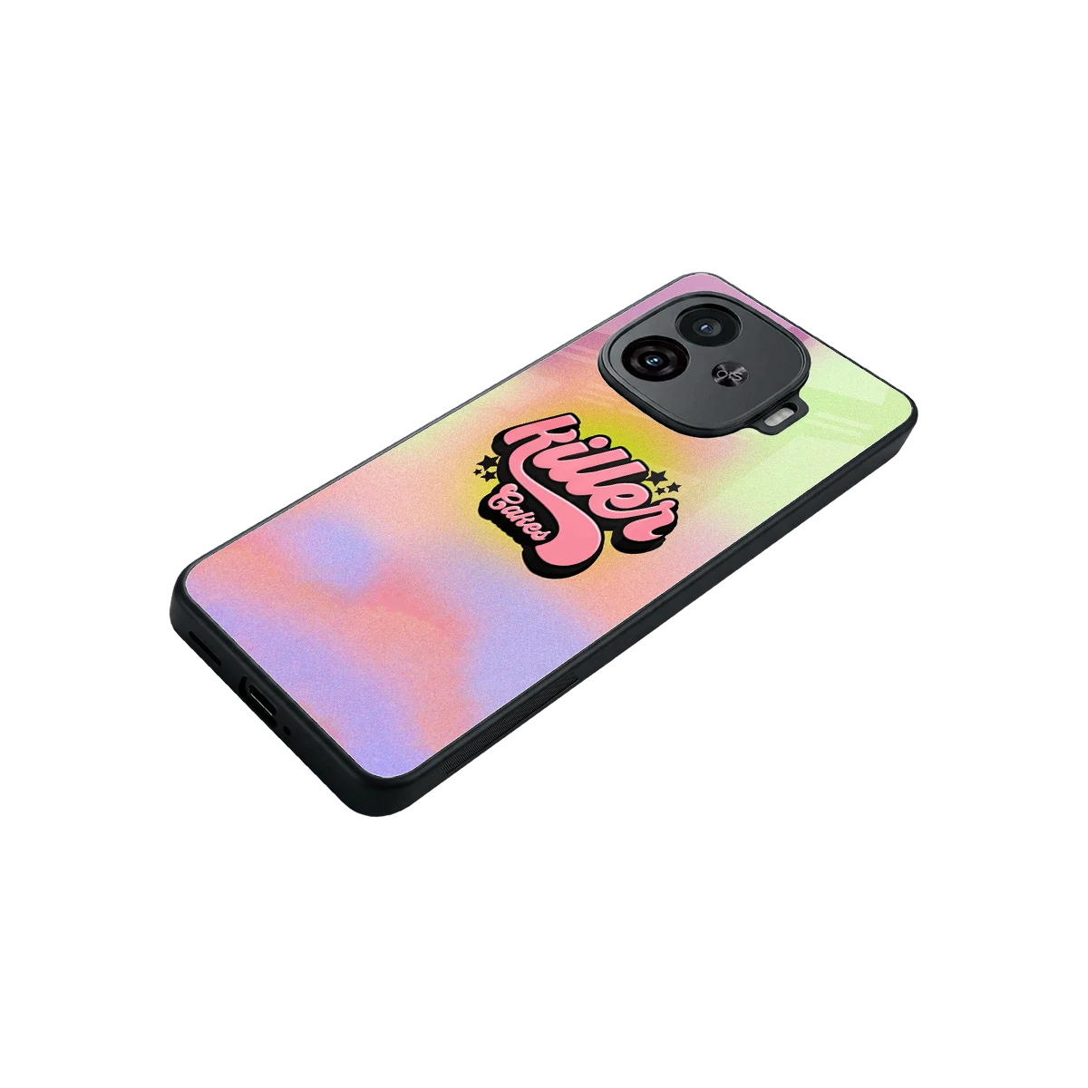 Killer Cakes stylish phone case for iqoo neo 10r 5g | glossy glass and slim fit