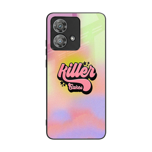Killer Cakes back phone cover | glass case for motorola edge 40 neo 5g