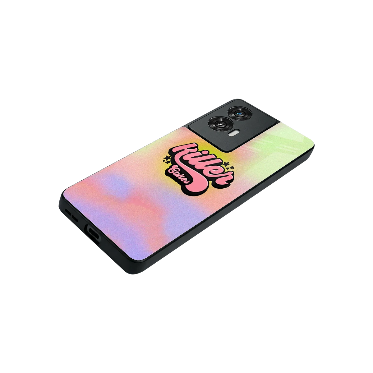 Killer Cakes stylish phone case for motorola edge 50 fusion | glossy glass and slim fit