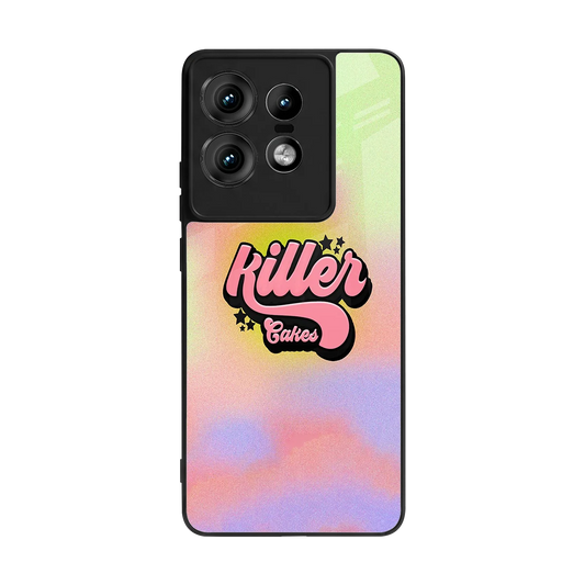 Killer Cakes back phone cover | glass case for motorola edge 50 pro