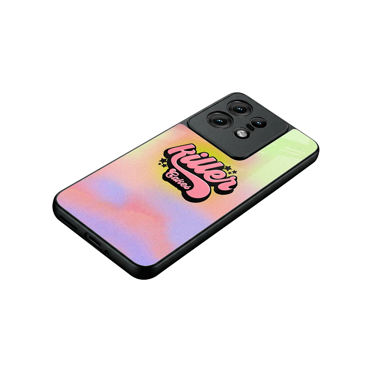 Killer Cakes stylish phone case for motorola edge 50 pro | glossy glass and slim fit
