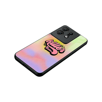 Killer Cakes stylish phone case for motorola edge 50 pro | glossy glass and slim fit