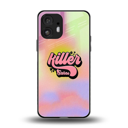 Killer Cakes back phone cover | glass case for nothing phone 2