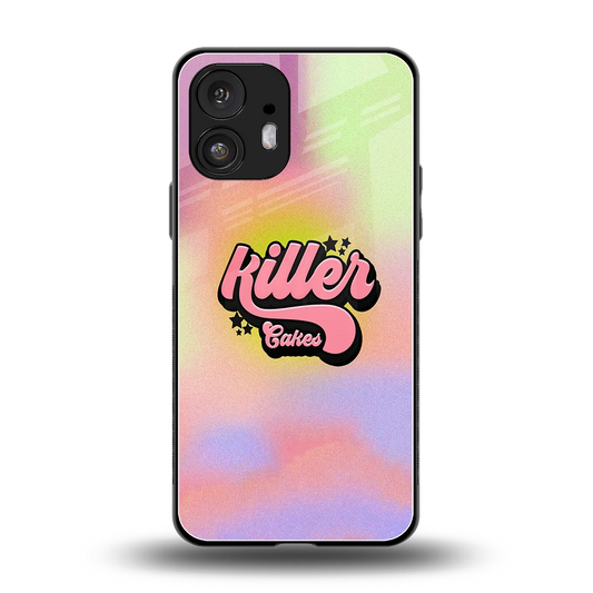 Killer Cakes back phone cover | glass case for nothing phone 2