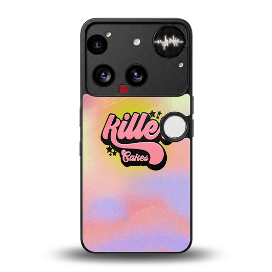 Killer Cakes back phone cover | glass case for nothing phone 3