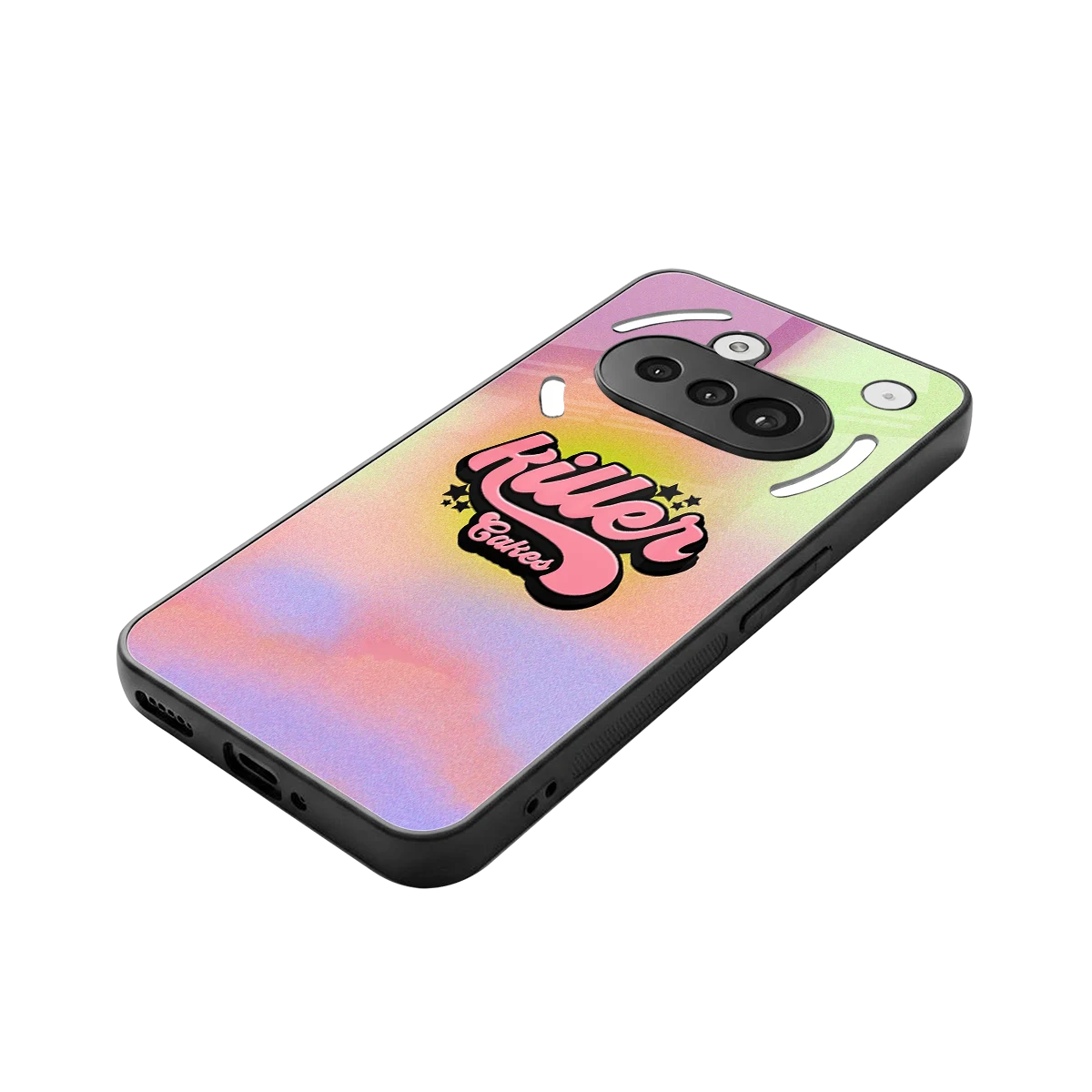 Killer Cakes stylish phone case for nothing phone 3a | glossy glass and slim fit