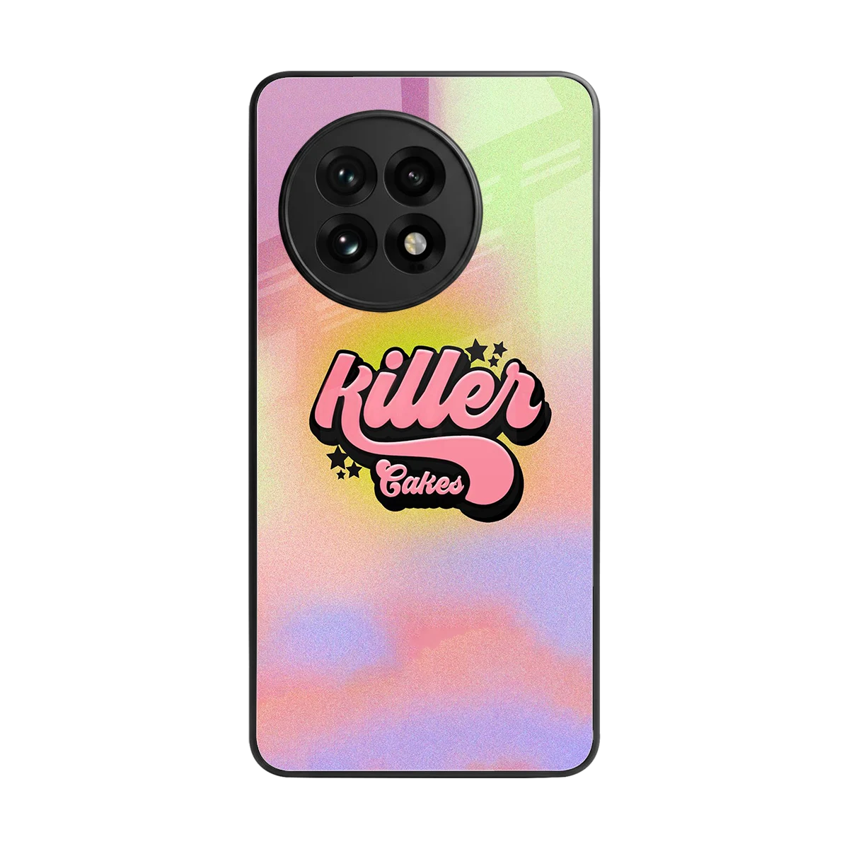 Killer Cakes back phone cover | glass case for oneplus 13r