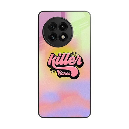Killer Cakes back phone cover | glass case for oneplus 13r