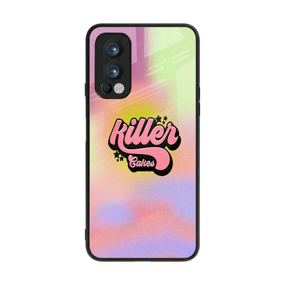Killer Cakes back phone cover | glass case for oneplus nord 2