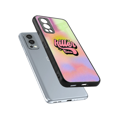 Killer Cakes sleek oneplus nord 2 cover with tempered glass back and TPU edges