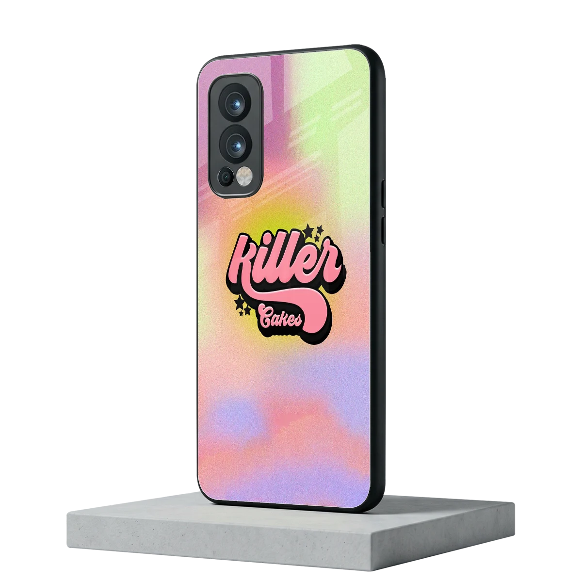 Killer Cakes oneplus nord 2 mobile cover | shockproof glass phone case