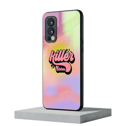 Killer Cakes oneplus nord 2 mobile cover | shockproof glass phone case