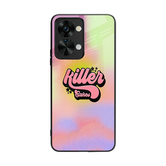 Killer Cakes back phone cover | glass case for oneplus nord 2t