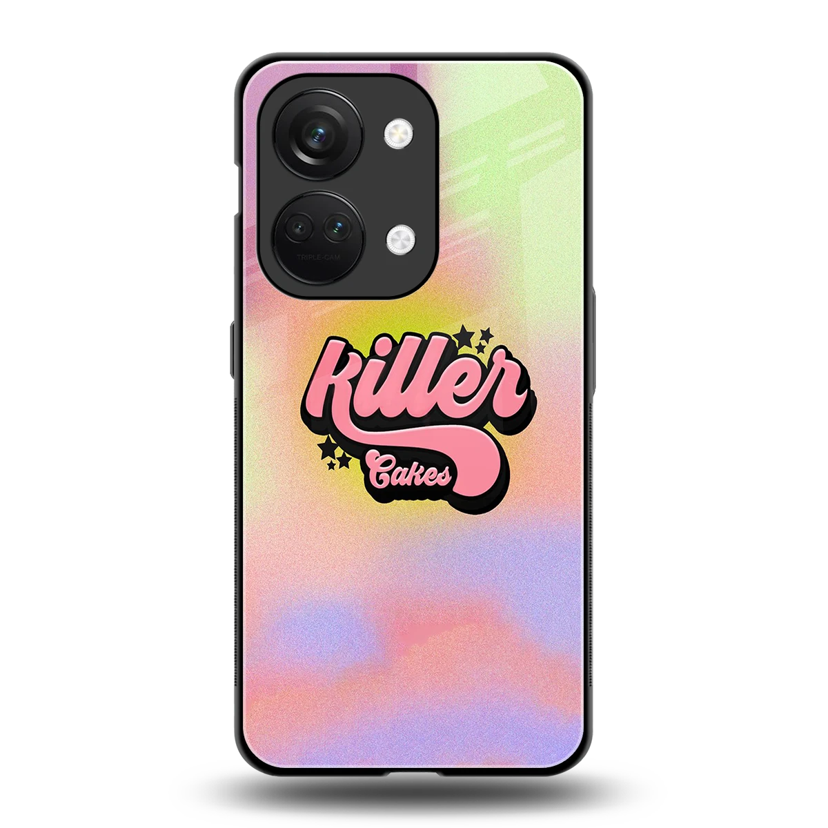 Killer Cakes back phone cover | glass case for oneplus nord 3