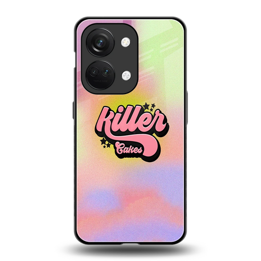 Killer Cakes back phone cover | glass case for oneplus nord 3