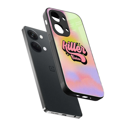 Killer Cakes sleek oneplus nord 3 cover with tempered glass back and TPU edges