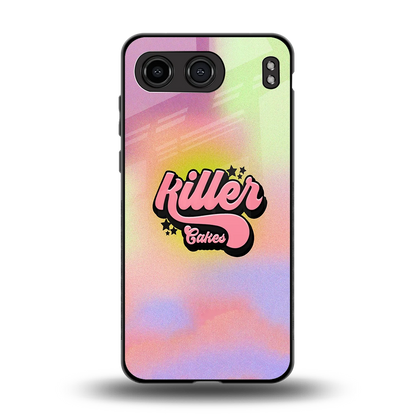 Killer Cakes back phone cover | glass case for oneplus nord 4