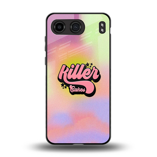 Killer Cakes back phone cover | glass case for oneplus nord 4