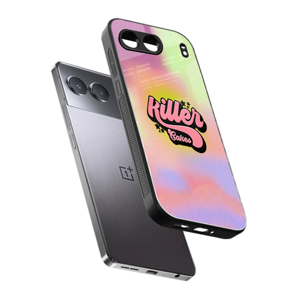 Killer Cakes sleek oneplus nord 4 cover with tempered glass back and TPU edges