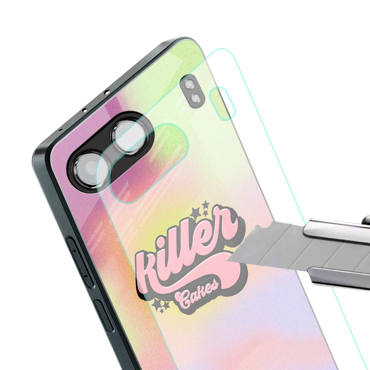 Killer Cakes stylish phone case for oneplus nord 4 | glossy glass and slim fit
