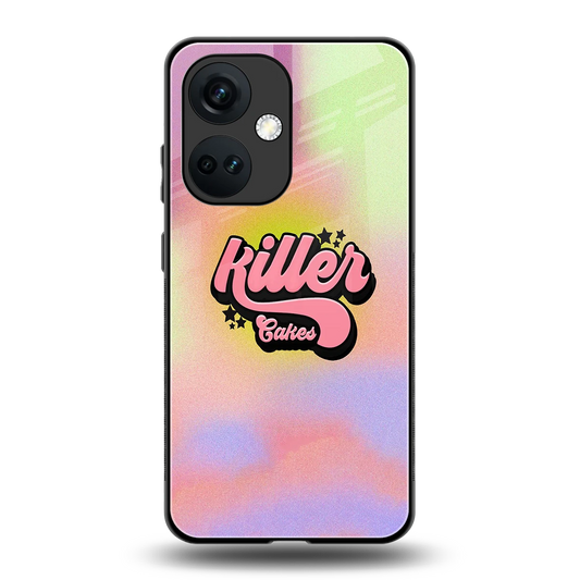Killer Cakes back phone cover | glass case for oneplus nord ce 3