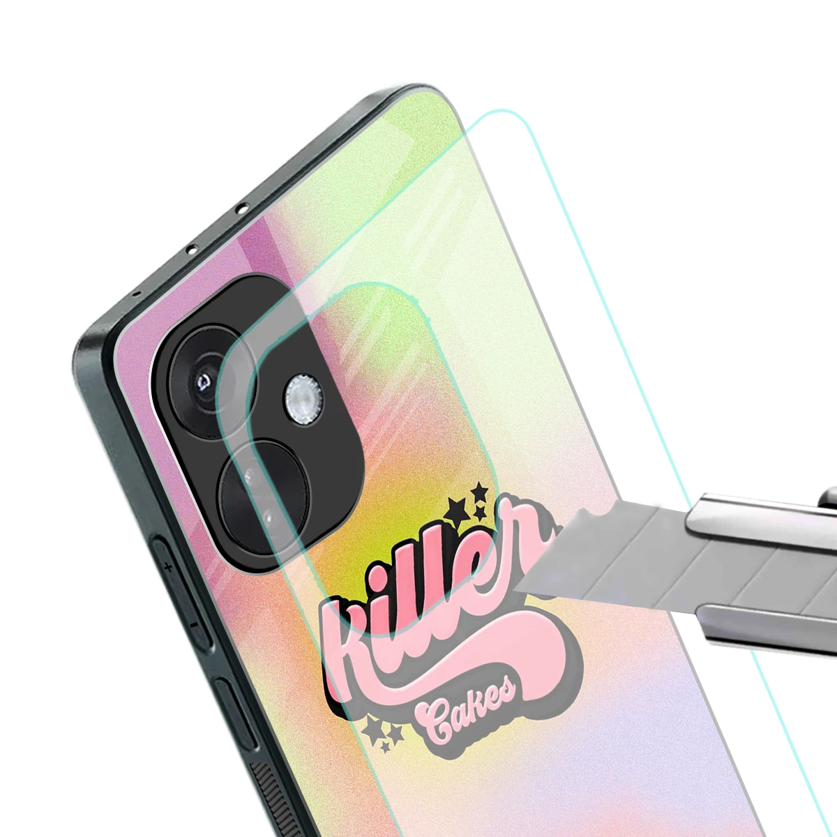 Killer Cakes stylish phone case for oneplus nord ce 3 | glossy glass and slim fit