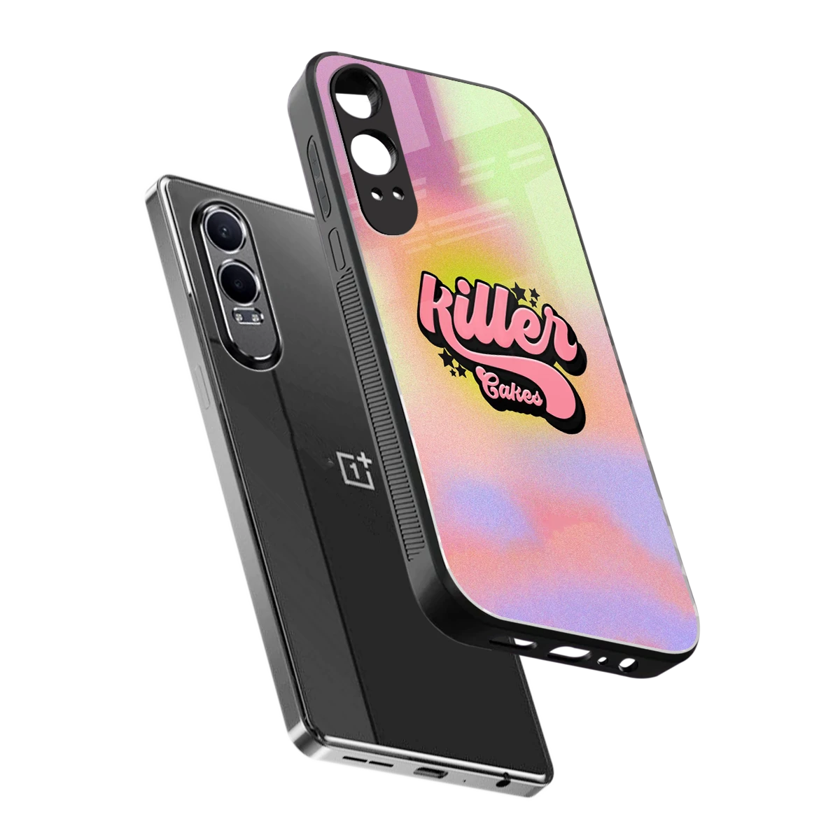 Killer Cakes sleek oneplus nord ce 4 lite cover with tempered glass back and TPU edges
